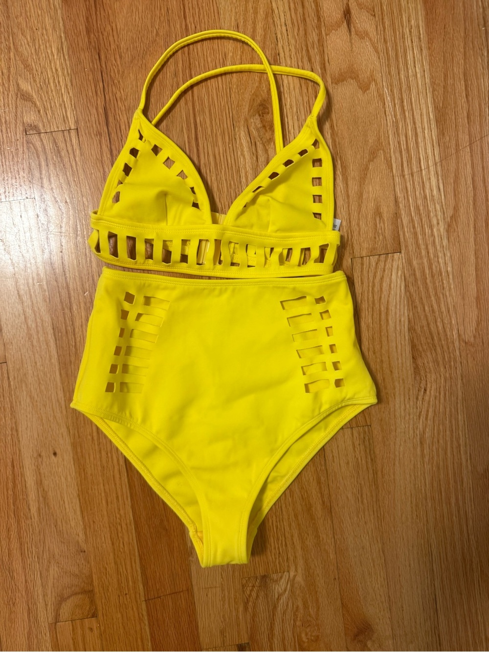 ASOS Bright Yellow Cutout Women’s Bikini
